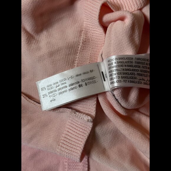 New Zara Tank Top Large Womens Pink Scoop Neck Muscle Shirt Microfiber Knit - Picture 6 of 6